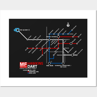 DART Demodog Area Rapid Transit Posters and Art